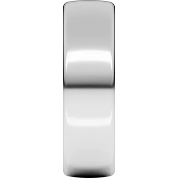 14K White Gold Standard Weight Comfort Fit European-Style Band