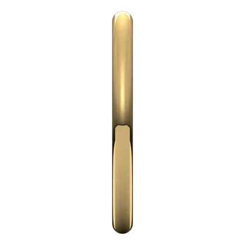 14K Yellow Standard Weight Comfort Fit Full Round Band