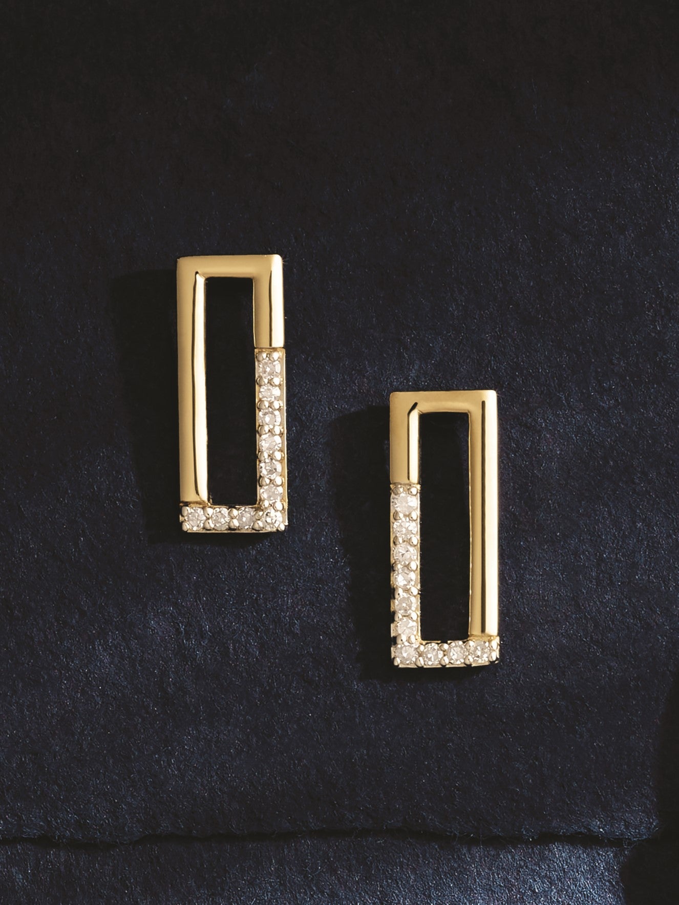 14K Yellow Gold 1/10 CTW Natural Diamond Earrings