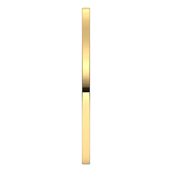 14K Yellow Standard Weight Standard Fit Flat Band