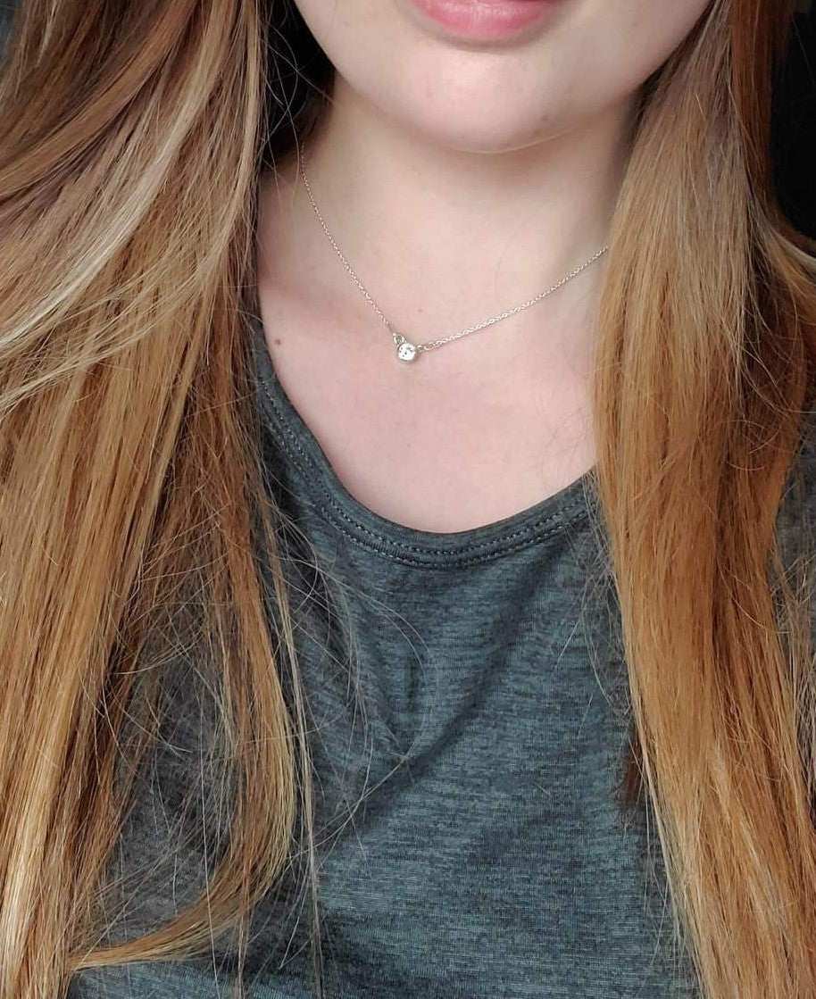 Claire (Bezel Inspired Necklace)